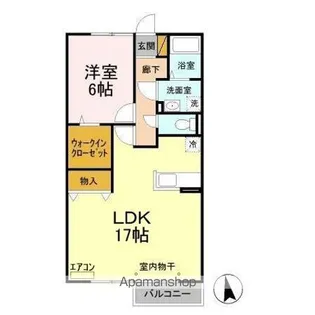 コモド八ヶ崎 A・B【2階】の間取り