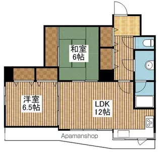 異人池ヒルズ【3階】の間取り