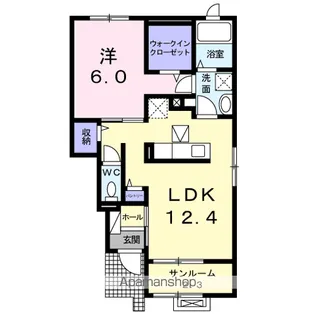 フォレスタ・A【1階】の間取り