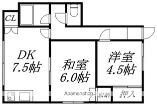 ルグラン亀田本町【202号室】の間取り