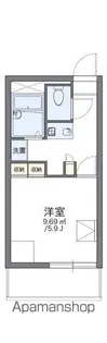 レオパレス438【2階】の間取り