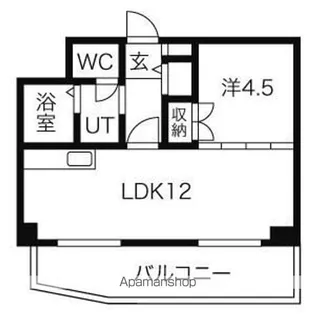 ONOレジデンス南小樽【702号室】の間取り