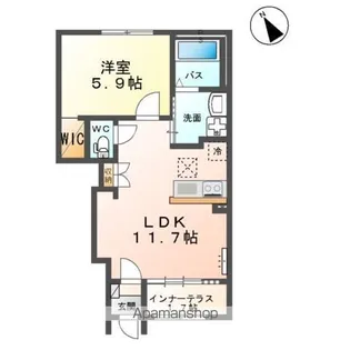 CLOCHETTE(クロシェット)【1階】の間取り