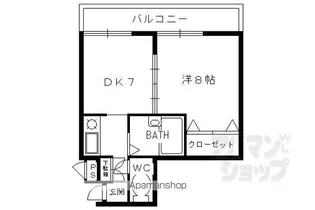 KIND(EN)II【105号室】の間取り