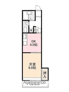 ヴィラ・アンソレイエ亀田町【3階】の間取り