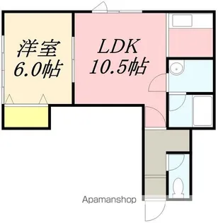 ローズアパートⅡ【103号室】の間取り