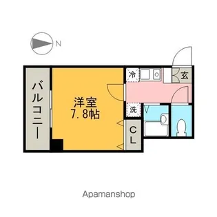タウンコートオーク【6階】の間取り