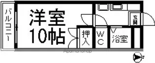 ローズⅢ【301号室】の間取り
