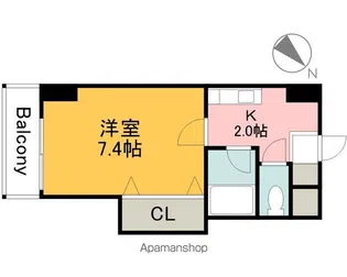 サンコーポ横川【702号室】の間取り
