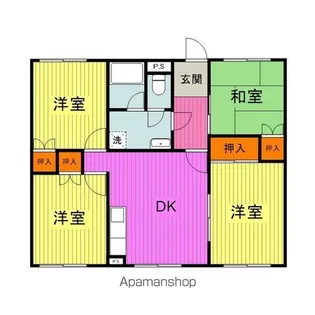 エクシール南松崎【3階】の間取り