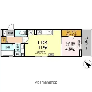 ソルティバレー【3階】の間取り