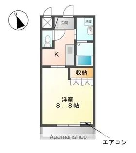 サンパレスⅥ【2階】の間取り