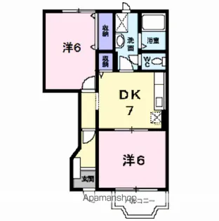 シャルマン・アンブレーム【1階】の間取り