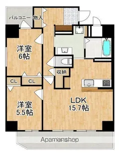 インフィニティ【4階】の間取り