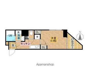 DELCCS西池袋【11階】の間取り