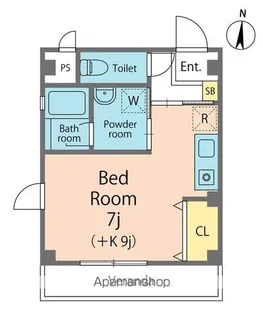 ブランモンターニュ【307号室】の間取り