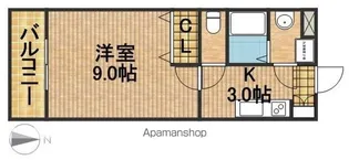 マンションアヤメ【2階】の間取り