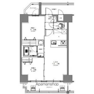 S-RESIDENCE高岳ardent【12階】の間取り