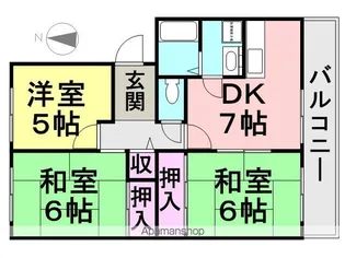 フルーツヴィラマルイ【3階】の間取り