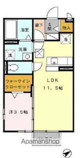 ダイヤファーストS.AVE【2階】の間取り