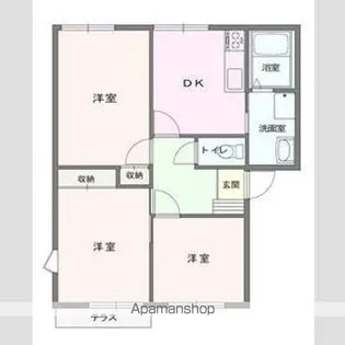 ラフォーレ羽生東A棟【2階】の間取り