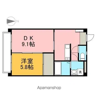 ピースフル【1階】の間取り