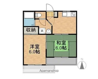 ネバーランド【2階】の間取り