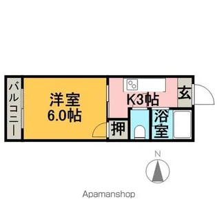 フリーデンハイムHEIWA【3階】の間取り