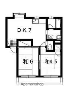 愛媛県新居浜市中村1丁目【マンション】の間取り