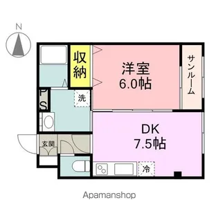 さくら通りⅡ【1階】の間取り