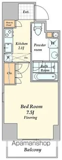 エスタート新宿【5階】の間取り