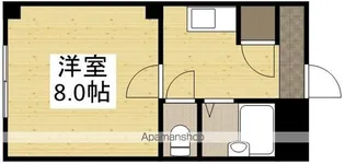 シャンテ後楽園【2階】の間取り