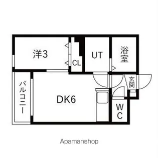 アベリアハイムあいの里【2階】の間取り
