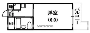 ジョイフル寝屋川【3階】の間取り