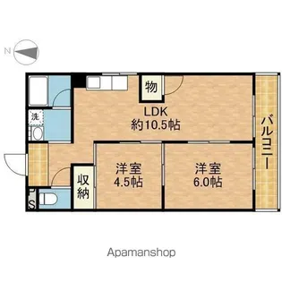 梶村マンション【2階】の間取り