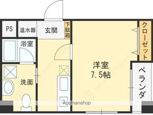 第10美和マンション【3階】の間取り
