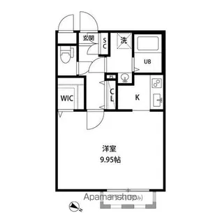 ZESTY幡ヶ谷【1階】の間取り