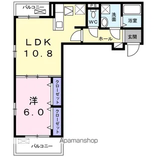クレール パル【1階】の間取り