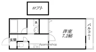 クレシェンドK【203号室】の間取り
