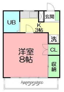 カサブランカハイツ【1階】の間取り