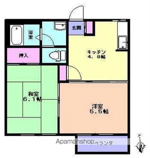 ビレッジアルファ【2階】の間取り