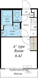 リブリ・道場北【1階】の間取り