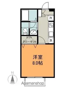 スクエアガーデンKAMAKURA A棟【2階】の間取り