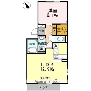 エディーハウス【1階】の間取り