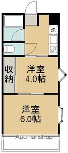 仙台白萩マンション【2階】の間取り