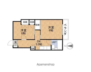 グリーンハイツ【1階】の間取り