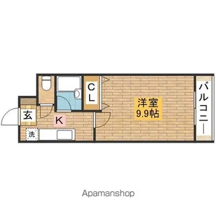 プレジデント21【605号室】の間取り