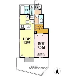 セジュール小坂 C棟【1階】の間取り