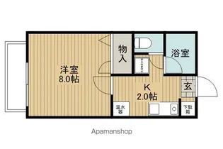 メゾンエクリエⅠ【102号室】の間取り