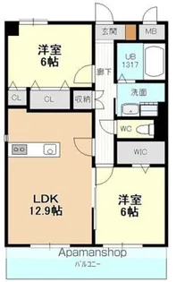 ラ・ブリエ喜多山【3階】の間取り